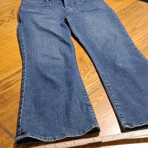 FRAME Jeans Womens 30 BLUE  BOOT Denim Preowned Cut BOOTCUT Cowboy Western Used - Picture 3 of 8